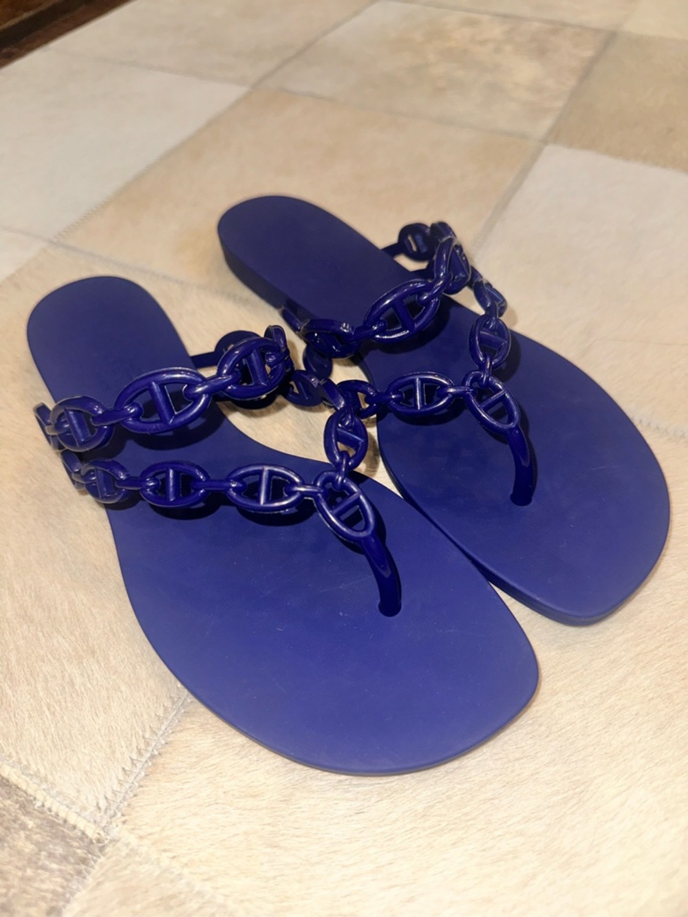 Hermes Island Sandal (Blue) - Picture 4 of 10